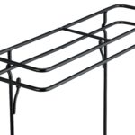Suport dublu pentru umbrele, din metal, negru, 54 x 30,5 x 15 cm - imagine 6