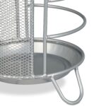 Suport metalic pentru umbrele, rotund, gri, 44 x 16 cm - imagine 6