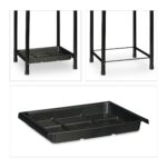 Suport umbrele, 9 compartimente, tava scurgere apa, 53,5 x 29,5 x 27 cm - imagine 6