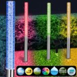 Set 4 lampi solare, incarcare solara, cu 4 culori, Monzana®