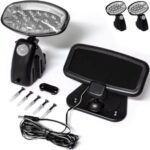Set 2 lampi solare, cu 15 LED-uri, senzor de miscare pe o raza de 5 m, Monzana®