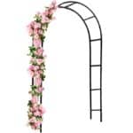 Arcada metalica de gradina pentru flori cataratoare, 240x140x37cm
