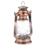 Felinar decorativ, pe baterii, interior - exterior, bronz, Relaxdays