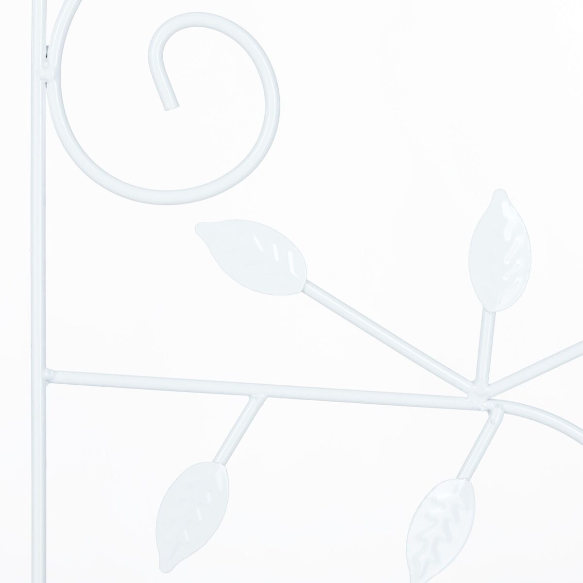 Arcada metalica de gradina pentru flori cataratoare, alb, 120 x 40 cm, Relaxdays - imagine 2