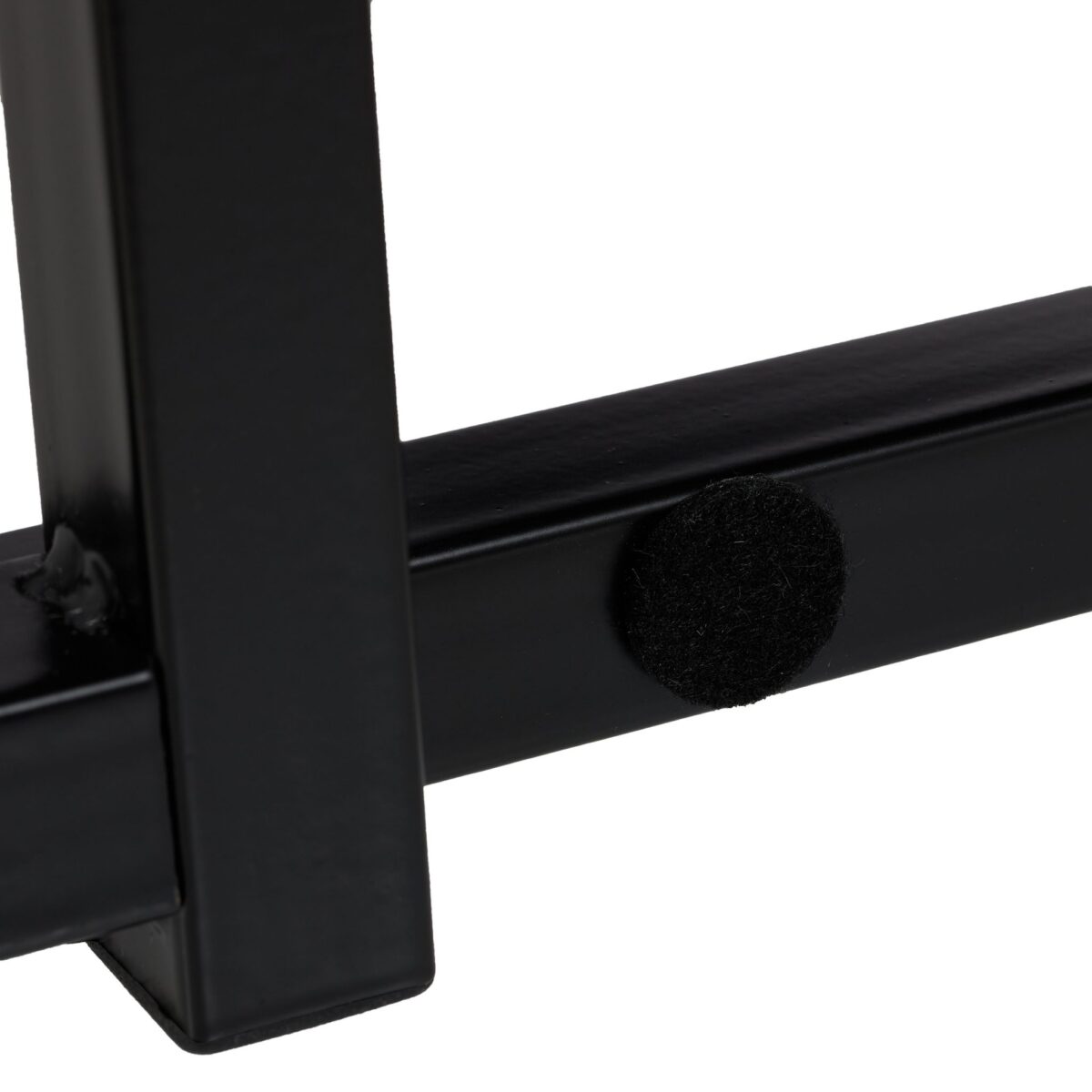 Birou pliabil, design modern, negru, 74,5 x 80 x 45 cm - imagine 3