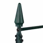 Arcada metalica pentru flori cataratoare, Relaxdays, verde, 270 x 144 x 60 cm - imagine 5