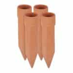 Set 4 conuri, de lut, pentru irigatii plante, 19 x 4,5 cm
