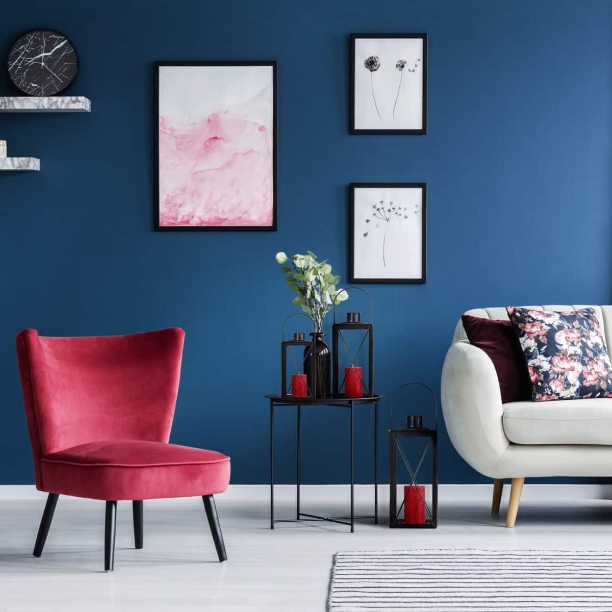 Set 3 felinare, dimensiuni diferite, interior-exterior, Relaxdays - imagine 3