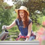Gard decorativ pentru flori, pat gradina, fier galvanizat, argintiu, 30 x 120 x 90 cm - imagine 7