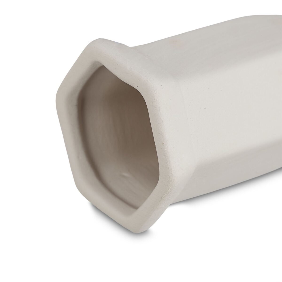 Set 4 conuri mari, de lut, pentru irigatii plante, 14 x 5,5 x 5,5 cm, alb - imagine 7