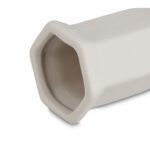 Set 4 conuri mari, de lut, pentru irigatii plante, 14 x 5,5 x 5,5 cm, alb - imagine 7