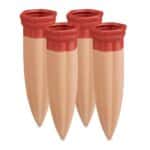 Set 4 conuri, de lut, pentru irigatii plante, 17 x 5,5 x 5,5 cm