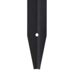 Bordura pentru gazon, 275 cm, din 3 piese, otel, negru - imagine 7
