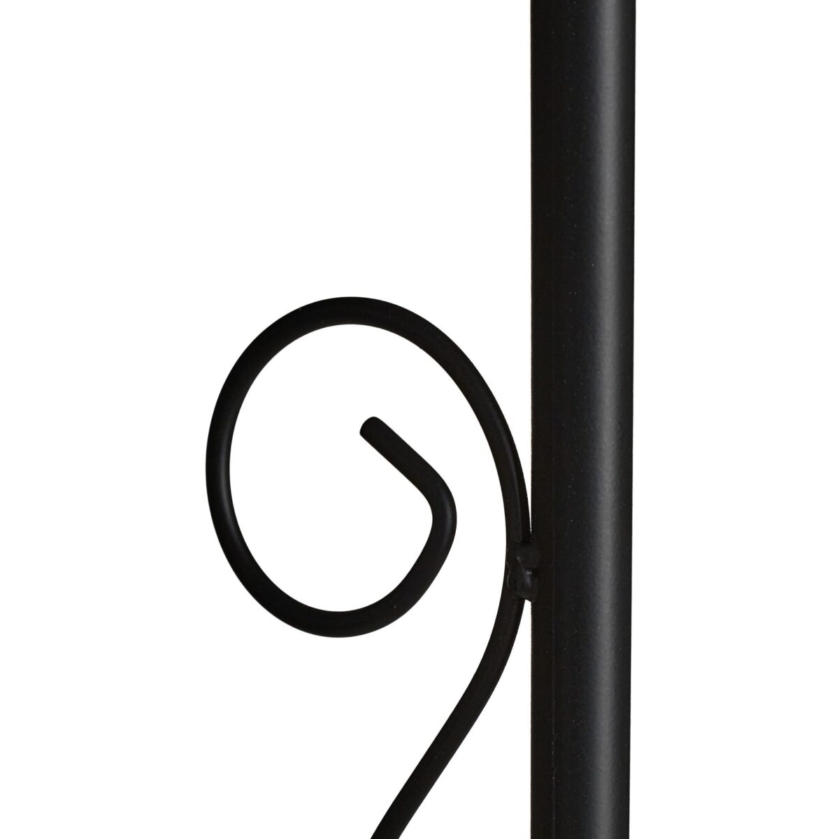 Arcada metalica pentru flori cataratoare, Relaxdays, negru, 227 x 135 x 37 cm - imagine 2