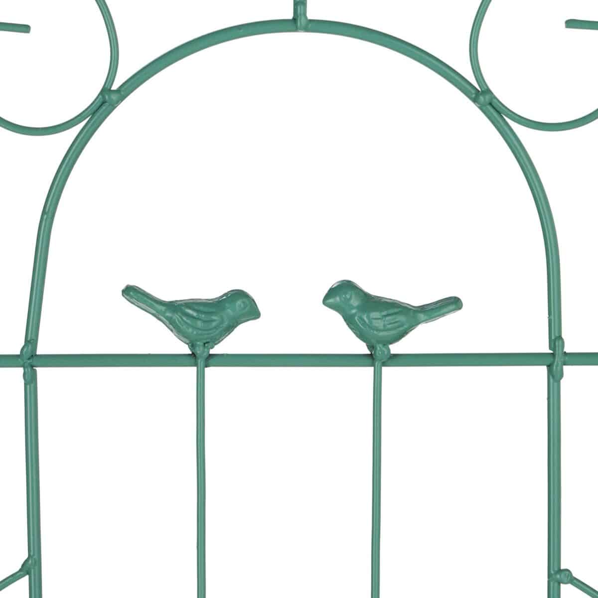 Set 2 spaliere arcade pentru flori cataratoare, fier, Relaxdays, dimensiuni 150 x 103, verde - imagine 3