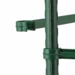 Set 4 spaliere pentru plante cataratoare si rosii, otel, Relaxdays, 150 x 32 x 32, verde - imagine 7