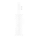 Set 3 spaliere extensibile pentru plante cataratoare, plastic, Relaxdays, 250 x 90 cm, alb - imagine 7