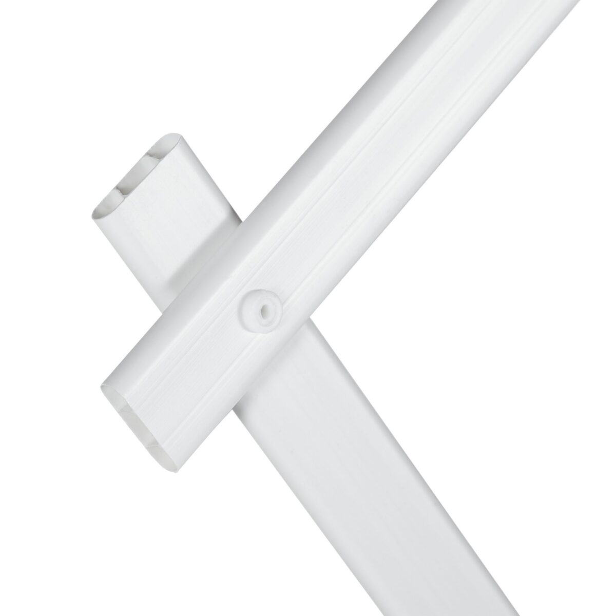 Set 3 spaliere extensibile pentru plante cataratoare, plastic, Relaxdays, 250 x 90 cm, alb - imagine 5