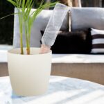 Set 4 conuri mari, de lut, pentru irigatii plante, 13,5 x 5,5 x 5 cm, natur - imagine 3