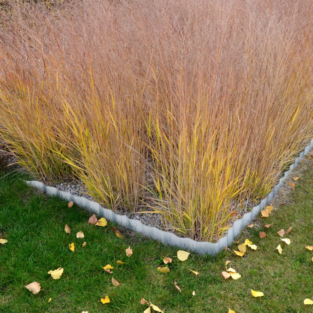Bordura separatoare pentru gazon, 6 m, fier galvanizat, argintiu - imagine 7