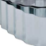 Bordura separatoare pentru gazon, 10 m, fier galvanizat, argintiu - imagine 4