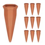 Set 10 conuri, de lut, pentru irigatii plante,13 x 5 x 4,5 cm