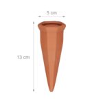 Set 12 conuri, de lut, pentru irigatii plante, 13 x 5 x 4,5 cm - imagine 5