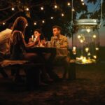 Set 3 lampi solare, cu LED, decorative, incarcare solara, Relaxdays - imagine 4