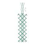 Set 3 spalieri extensibili pentru plante Relaxdays, verde, 180x60 cm - imagine 3
