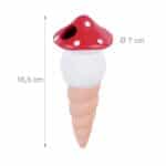 Set 4 conuri de lut, pentru irigatii plante, 16,5 x 7 cm - imagine 6