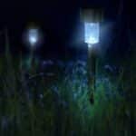 Set 10 lampi solare decorative, cu LED, lumina alba, incarcare solara, Relaxdays - imagine 6
