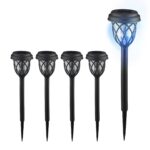 Set 5 lampi solare decorative, cu LED, incarcare solara, Relaxdays