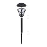 Set 10 lampi solare, decorative, cu LED, incarcare solara, Relaxdays - imagine 6