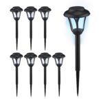 Set 8 lampi solare, decorative, cu LED, incarcare solara, Relaxdays