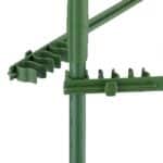 Set 2 spaliere pentru plante cataratoare, Relaxdays, otel/plastic, 92 x 28 x 25 cm, verde - imagine 2