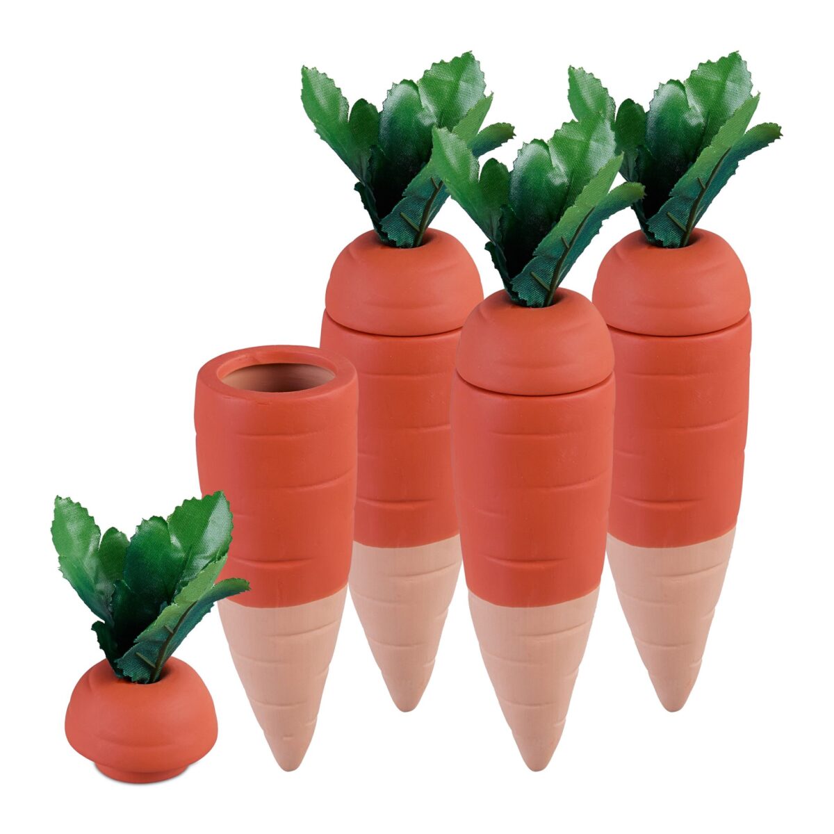 Set 4 conuri, de lut, pentru irigatii plante,  23 x 5 cm - imagine 2