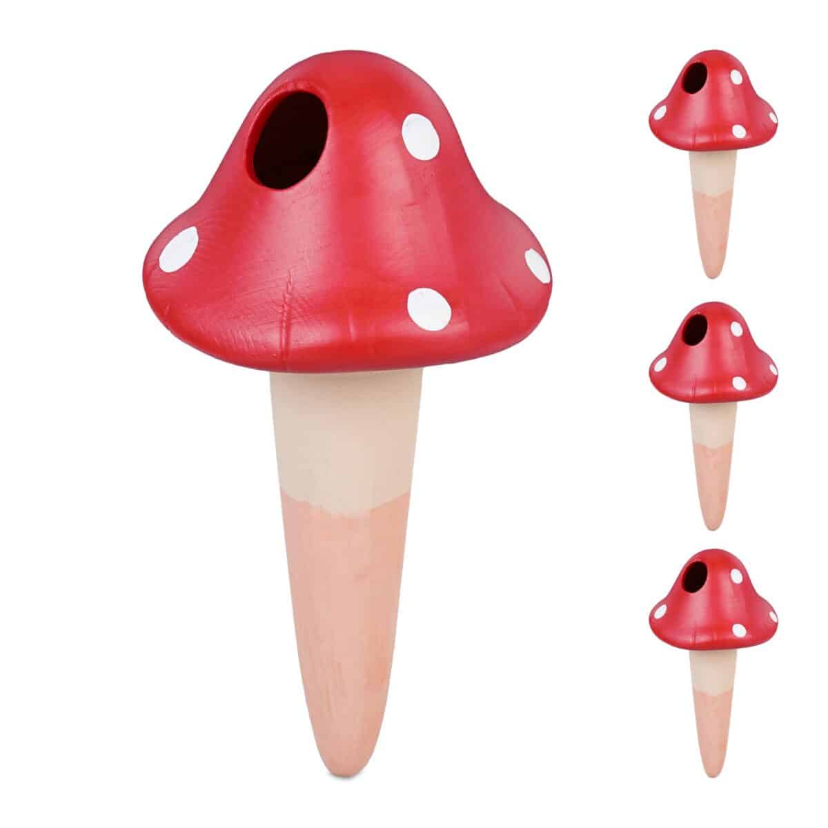 Set 4 conuri mari, de lut, pentru irigatii plante, 16 x 8,5 cm - imagine 2