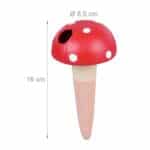 Set 4 conuri mari, de lut, pentru irigatii plante, 16 x 8,5 cm - imagine 4
