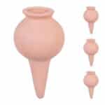 Set 4 conuri, de lut, pentru irigatii plante, 12 x 6 cm, natur
