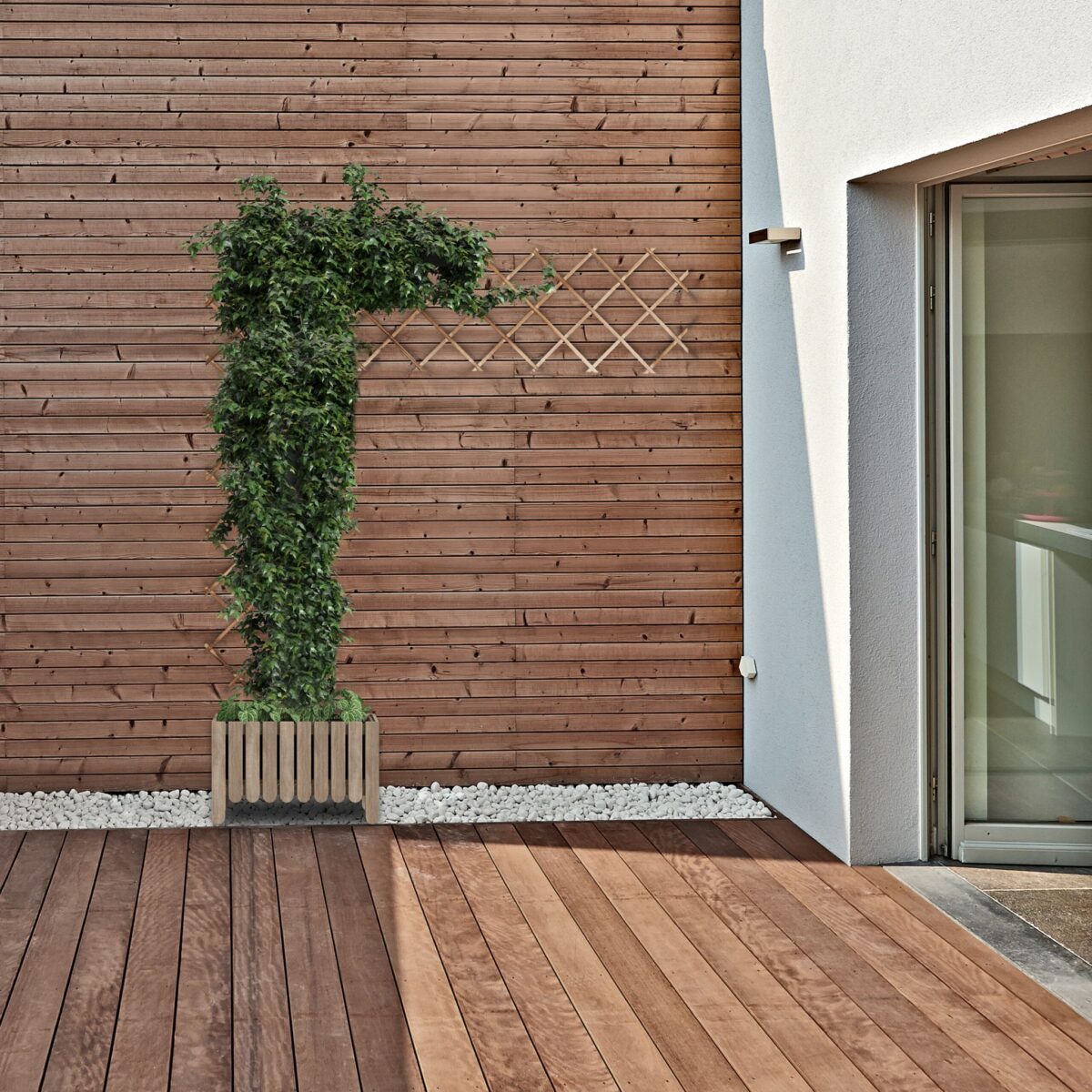 Set 3 spaliere extensibile pentru plante, Relaxdays, lemn, dimensiuni 180 x 60 x 1.5 cm, maro - imagine 7