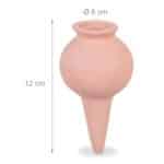 Set 6 conuri mari, de lut, pentru irigatii plante, 12 x 6 cm, natur - imagine 3