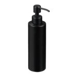 Dozator sapun lichid, 21 x 5,5 x 7 cm, negru