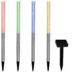 Set 4 lampi solare, incarcare solara, cu 4 culori, Monzana® - imagine 2