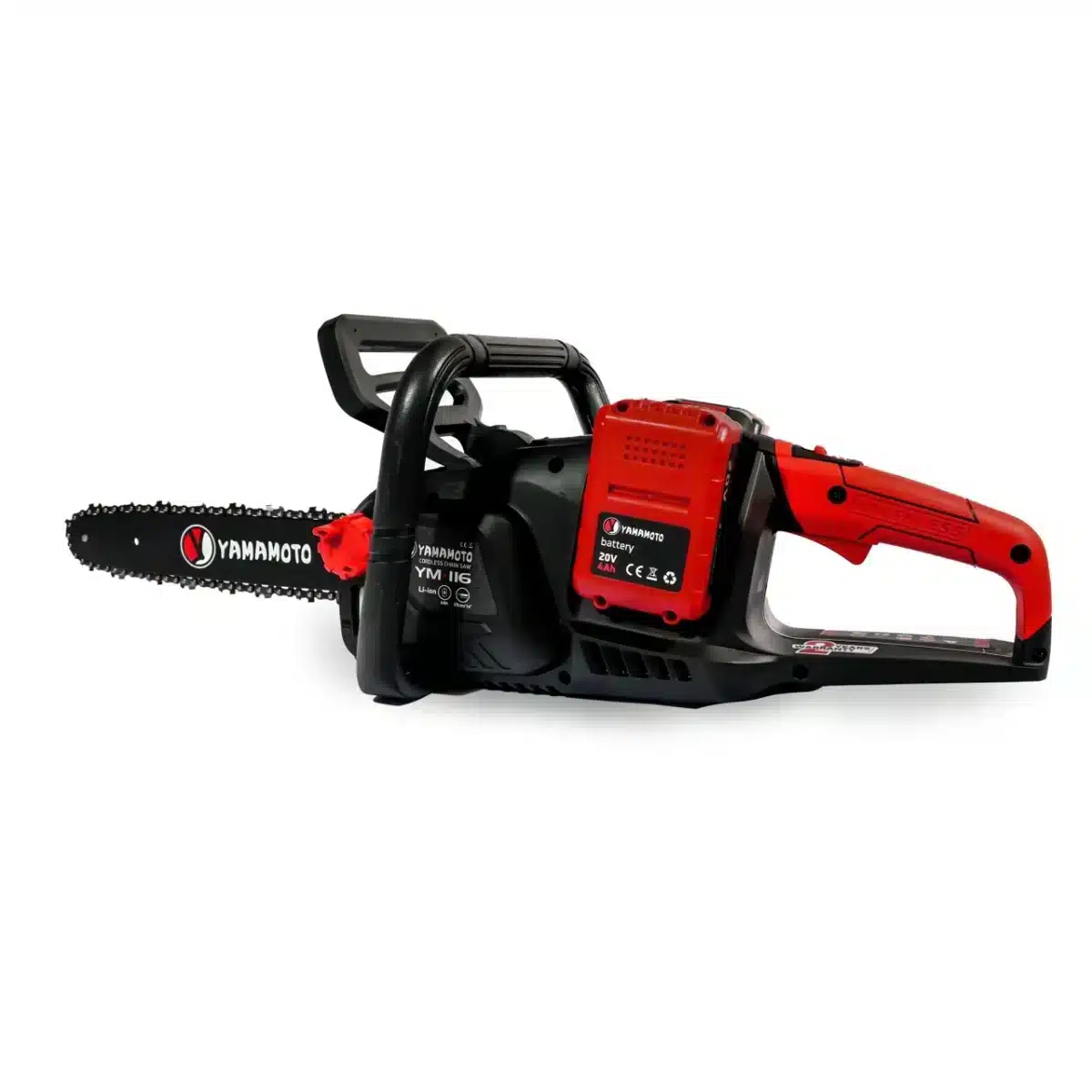 Fierastrau electric cu lant, 2 x acumulator 4 Ah, incarcator, 2 functii, Yamamoto - imagine 2