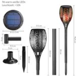 Set 2 lampi solare, cu incarcare solara, pornire cu senzor, Monzana® - imagine 4