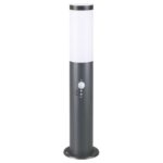 Lampa cu senzor de miscare, lumina reglabila, antracit, Monzana®