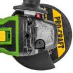 Flex/polizor unghiular cu 2 x acumulator 21V, 8500 RPM, 125 mm, Procraft - imagine 6
