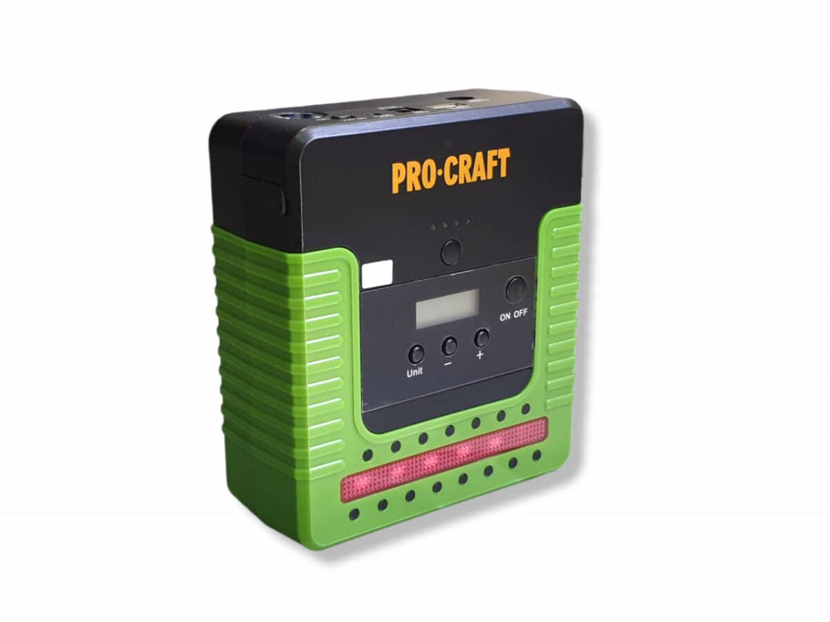 Redresor cu compresor auto portabil, 12 V, 4000 mAh, ProCraft - imagine 2