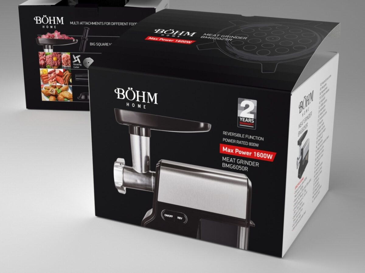 Masina electrica de tocat carne, 1600W, accesorii incluse, BÖHM - imagine 5