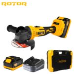 Polizor unghiular cu variator, acumulator 21V/3Ah, 8500 RPM, 820 W, Rotor